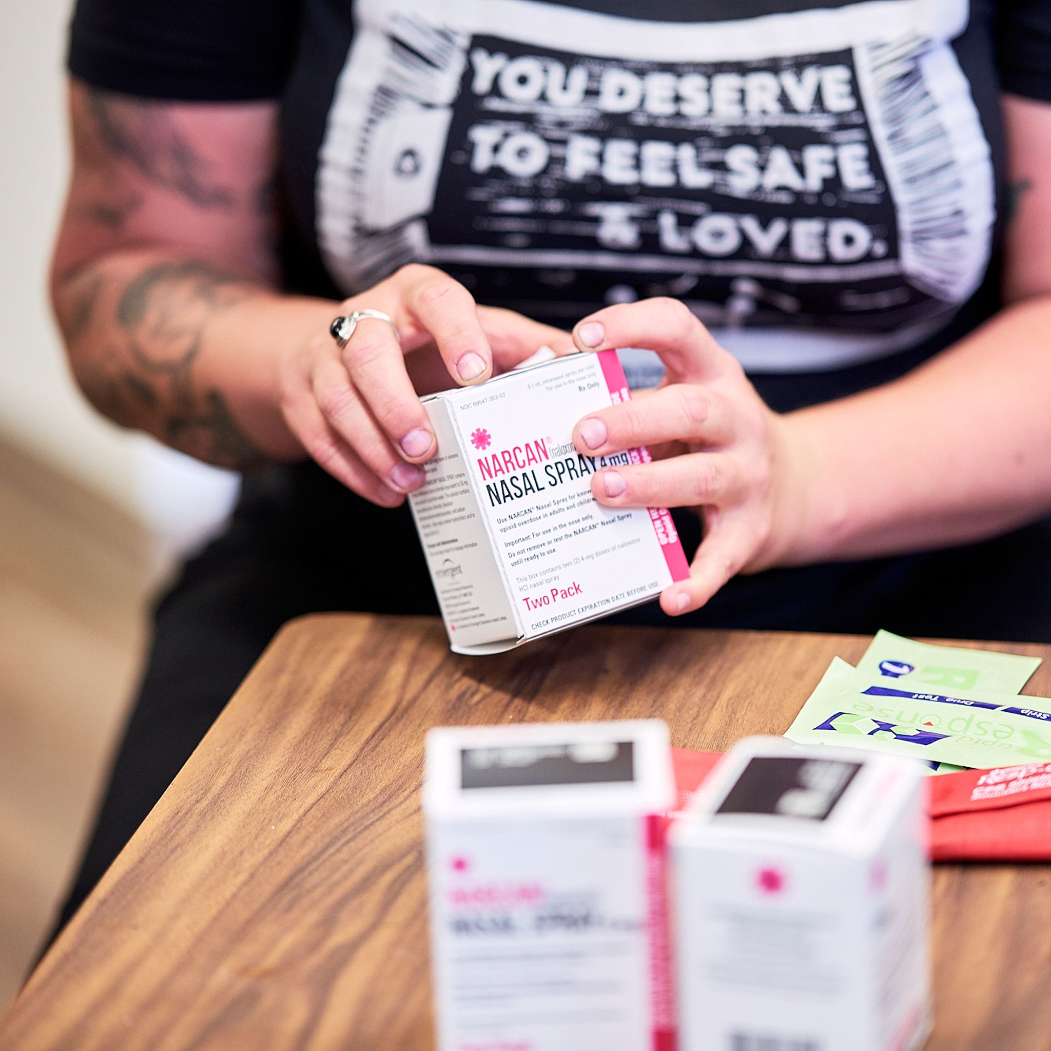 Harm reduction at San Francisco AIDS Foundation. Photo: SFAF.
